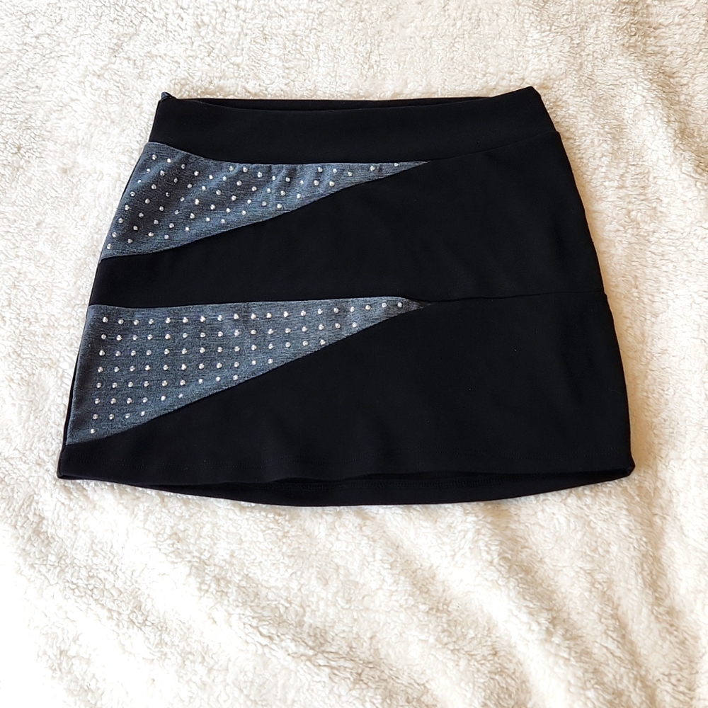 Deb M mini skirt with rocker vibes. NWT.